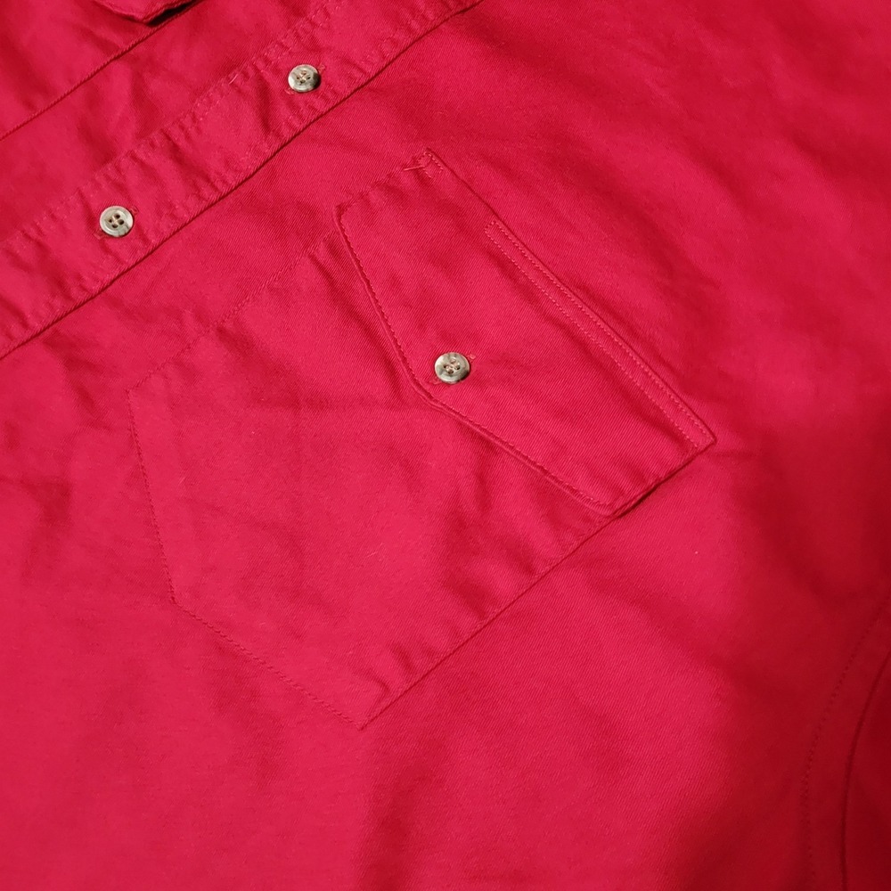 Vintage Wrangler Big Man X-Long Tails Red Shirt 18-36 BIG - Picture 4 of 14